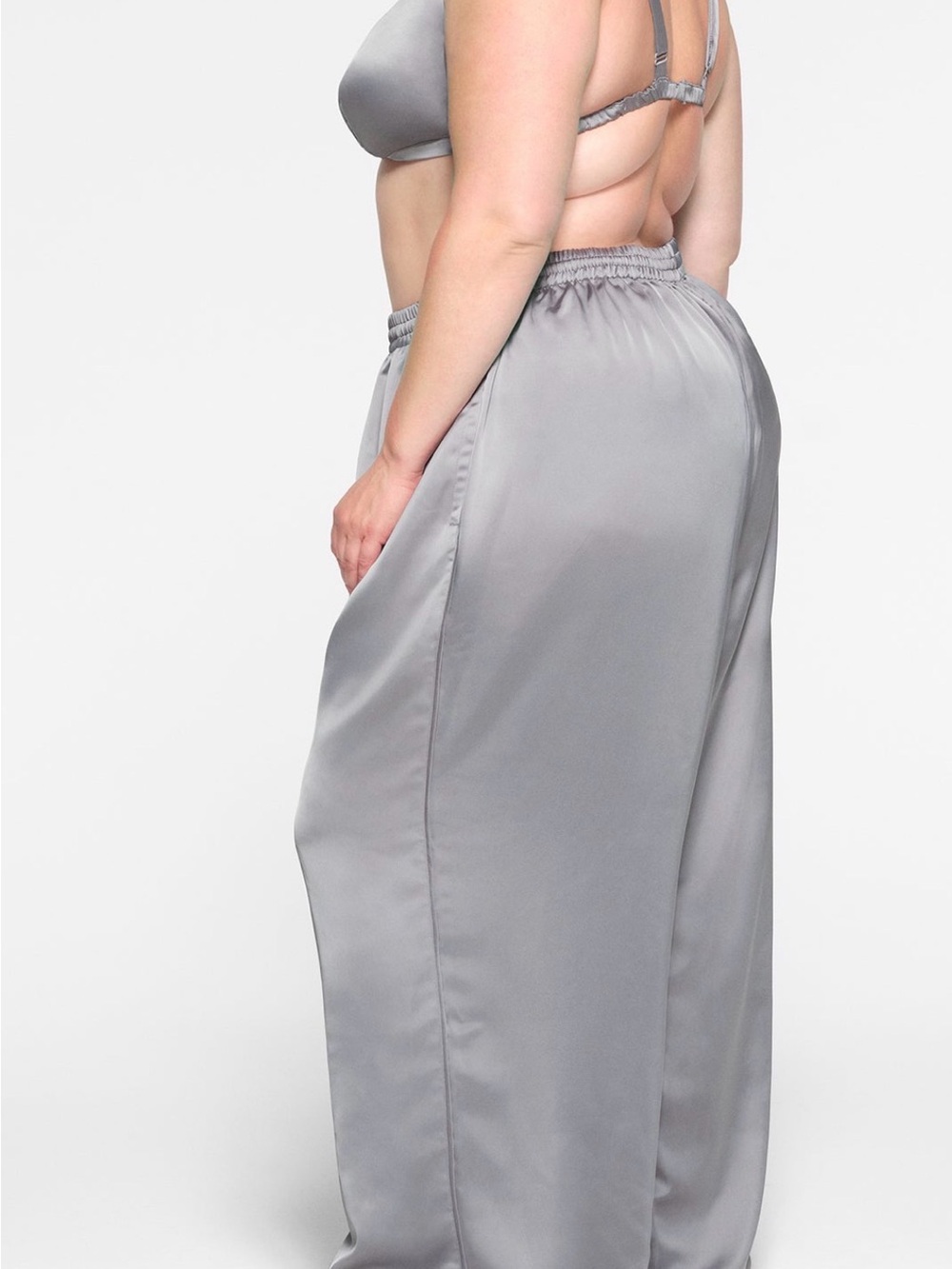 SKIMS Sporty Satin Pant in Mirror 3X